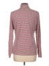 Lands' End Houndstooth Red Long Sleeve Blouse Size L - photo 2