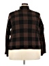 ELOQUII Plaid Brown Turtleneck Sweater Size 22 Plus - photo 1