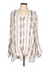 Style&Co 100% Rayon Ivory Long Sleeve Blouse Size L - photo 1