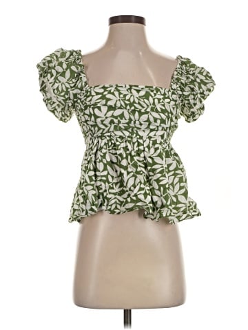 Abercrombie & Fitch Short Sleeve Blouse (view 1)