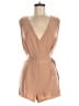 Forever 21 100% Polyester Solid Tan Romper Size M - photo 1