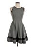 Double Zero Solid Gray Casual Dress Size M - photo 1