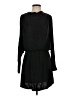 Zara Solid Black Casual Dress Size S - photo 1