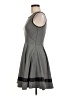 Double Zero Solid Gray Casual Dress Size M - photo 5