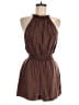 Bella Dahl Solid Brown Romper Size M - photo 1