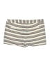 Merona 100% Cotton Stripes Ivory Shorts Size 12 - photo 2