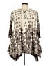 White Mark Paisley Ivory 3/4 Sleeve Top Size 3X - photo 1