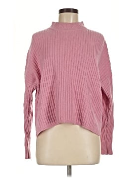 Madewell (Re)sourced Cashmere Ribbed Mockneck Pullover Sweater