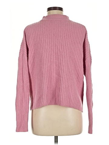Madewell (Re)sourced Cashmere Ribbed Mockneck Pullover Sweater (view 2)