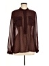 Talbots Burgundy Long Sleeve Blouse Size 8 - photo 1