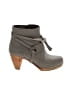 Sanita 100% Leather Gray Ankle Boots Size EU 38 - photo 1