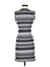 Eye Candy Chevron-herringbone Gray Cocktail Dress Size S - photo 1