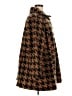 Bob Mackie 100% Polyester Houndstooth Brown Coat Size 18 (estimated) - photo 4