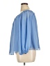 INC International Concepts 100% Polyester Blue 3/4 Sleeve Blouse Size XL - photo 5