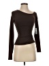 TA3 Brown Long Sleeve Top Size XS - photo 1