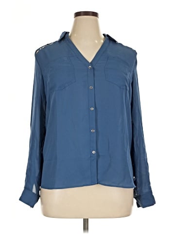Candie's Long Sleeve Blouse (view 1)