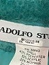 Adolfo Chevron-herringbone Teal Blazer Size 12 - photo 6