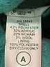 Adolfo Chevron-herringbone Teal Blazer Size 12 - photo 7