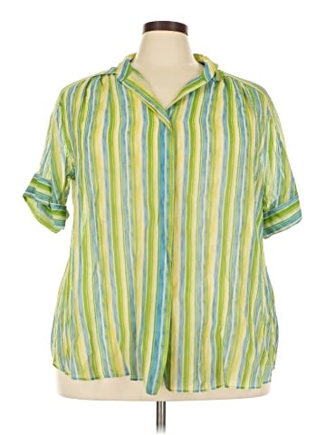 Lafayette 148 New York Short Sleeve Blouse (view 1)