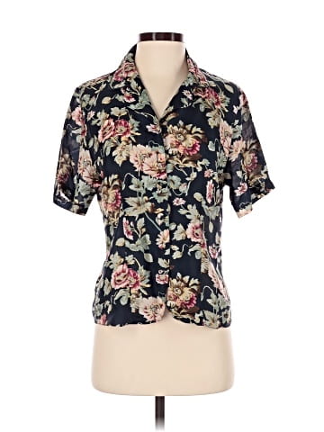 Anna and Frank Short Sleeve Silk Top (view 1)