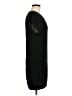 Theory 100% Wool Solid Black Casual Dress Size M - photo 4