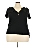 Splash 100% Cotton Black Short Sleeve Henley Size 3X - photo 1