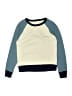 Crewcuts 100% Cotton Color Block Blue Sweatshirt Size 8 - 9 - photo 1