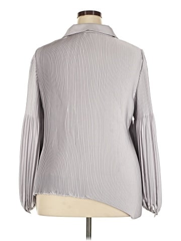 Lafayette 148 New York Long Sleeve Blouse (view 2)