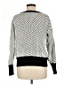 Karl Lagerfeld Paris 100% Acrylic Chevron-herringbone White Pullover Sweater Size M - photo 2