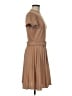 Unbranded Solid Tan Casual Dress Size M (estimated) - photo 4