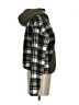 Love Tree 100% Polyester Plaid Green Jacket Size S - photo 4