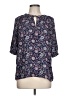 Bobeau 100% Polyester Paisley Blue 3/4 Sleeve Blouse Size L - photo 1