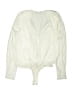 XOXO 100% Polyester Ivory White Long Sleeve Blouse Size M - photo 2