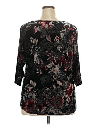 Karen Kane 3/4 Sleeve Blouse (view 2)
