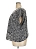 Torrid 100% Polyester Gray Short Sleeve Blouse Size 2X Plus (2) - photo 5