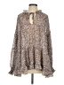 By Together 100% Polyester Brown Long Sleeve Blouse Size S - photo 1