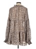 By Together 100% Polyester Brown Long Sleeve Blouse Size S - photo 2