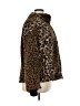 Levi's 100% Polyester Animal Print Brown Faux Fur Jacket Size XL - photo 4