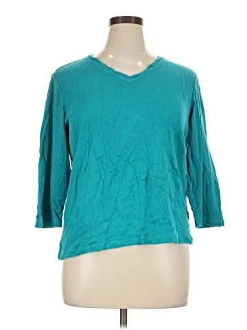 Chico's 3/4 Sleeve T-Shirt (view 1)