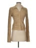 DKNY Tan Long Sleeve Blouse Size XS - photo 1