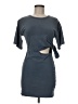 Zara Basic Solid Gray Casual Dress Size M - photo 1