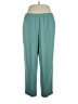 Alfred Dunner 100% Polyester Solid Teal Casual Pants Size 16 - photo 1