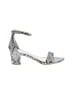 Bella Marie Silver Sandals Size 10 - photo 1