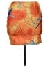 Unbranded Graphic Orange Casual Skirt Size M - photo 1