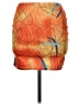 Unbranded Graphic Orange Casual Skirt Size M - photo 2