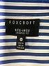 Foxcroft Stripes Blue Long Sleeve Button-Down Shirt Size 14W - photo 7