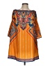 Flying Tomato Paisley Orange Casual Dress Size S - photo 1