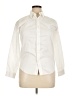 Lands' End 100% Cotton Solid Ivory Long Sleeve Button-Down Shirt Size 16 - photo 1