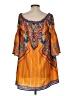 Flying Tomato Paisley Orange Casual Dress Size S - photo 2