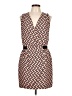 Bar III 100% Polyester Print Tan Casual Dress Size L - photo 1